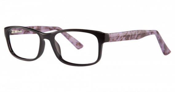 Modern Optical TANGLE Eyeglasses, Black/Lilac