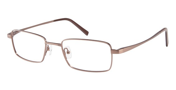 Van Heusen H127 Eyeglasses, BRN Brn