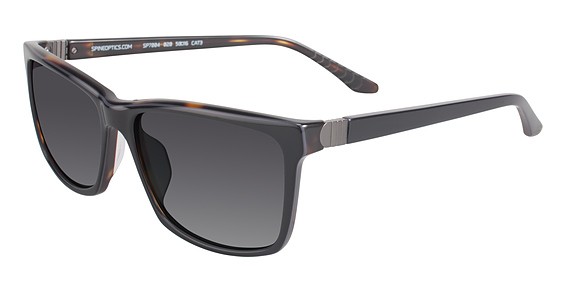 Spine SP7004 Polarized Sunglasses, Black/Tortoise 020