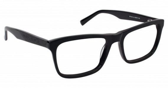 SuperFlex SF-449 Eyeglasses, (3) BLACK