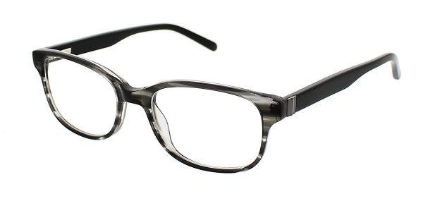 ClearVision QUINN Eyeglasses, Black Horn