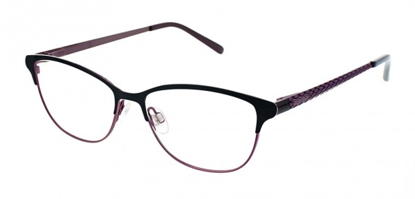 Ellen Tracy BARI Eyeglasses, Black
