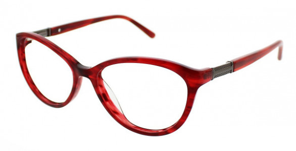 Junction City GARNER PARK Eyeglasses, Red Horn