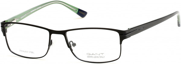 Gant GA3084 Eyeglasses, 009 - Matte Gunmetal / Black/Monocolor