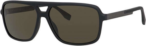 HUGO BOSS Black BOSS 0772/S Sunglasses, 0HXE Black Crystal Brown