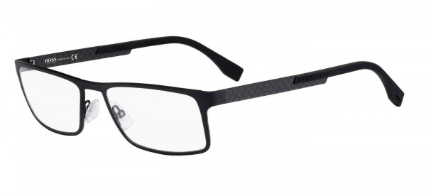 HUGO BOSS Black BOSS 0775 Eyeglasses, 0HXE BLACK CARBON
