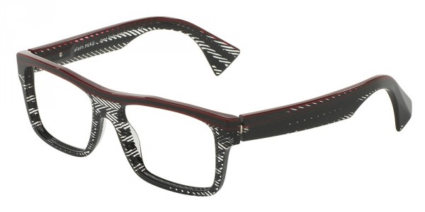Alain Mikli A03057 Eyeglasses, C006 RED-BLACK-RED-BLACK (BLACK)