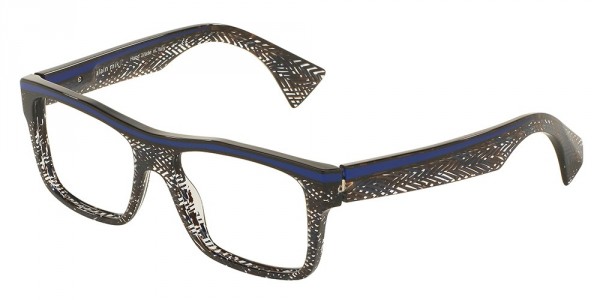 Alain Mikli A03057 Eyeglasses, D024 BROWN-BLU-BROWN-BLU (BLUE)