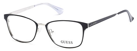 Guess GU-2550 Eyeglasses, 002 - Matte Black