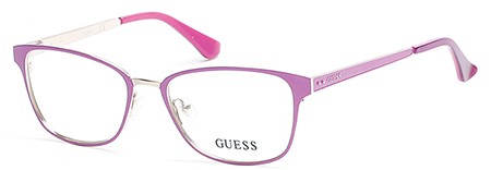 Guess GU-2550 Eyeglasses, 076 - Matte Fuxia