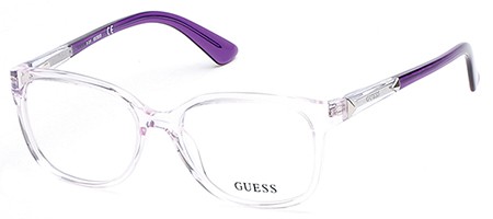 Guess GU-2560 Eyeglasses, 078 - Shiny Lilac
