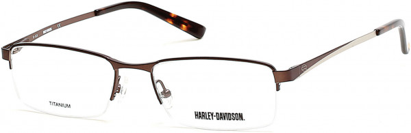 Harley-Davidson HD0748 Eyeglasses, 049 - Matte Dark Brown