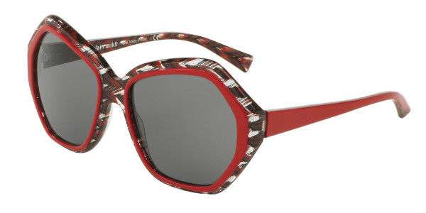 Alain Mikli A05025 Sunglasses, R1093F TOP RED ZIG ZAG RED (RED)