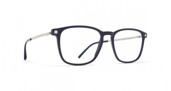 Mykita TUKTU Eyeglasses, C40 DARK BLUE/SHINY SILVER