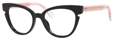 Fendi Ff 0134 Eyeglasses, 0N7A(00) Black Crystal