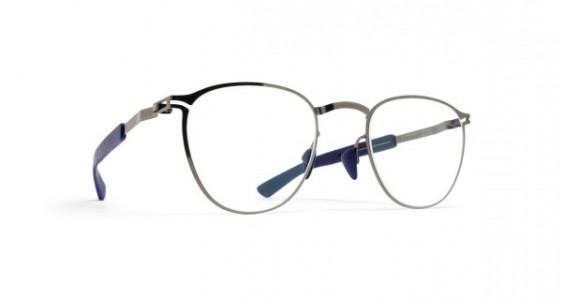 Mykita Mylon CLOVE Eyeglasses, MH4 SHINY GRAPHITE/NAVY BLUE