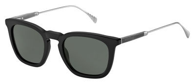 Tommy Hilfiger Th 1383/S Sunglasses, 0SF9(P9) Black Semi Matte Ruthenium
