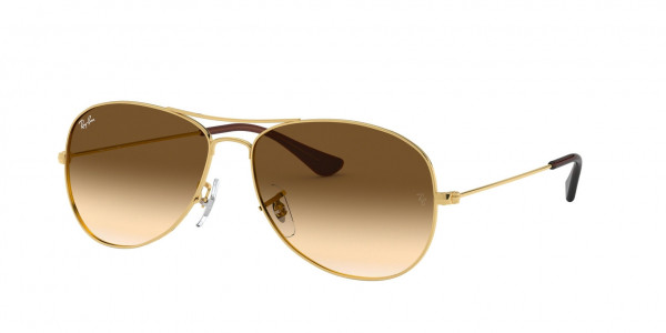 Ray-Ban RB3362 COCKPIT Sunglasses, 001/51 COCKPIT ARISTA CLEAR GRADIENT (GOLD)