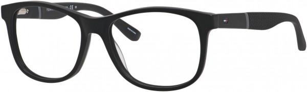 Tommy Hilfiger TH 1406 Eyeglasses, 0KUN Black Matte Black