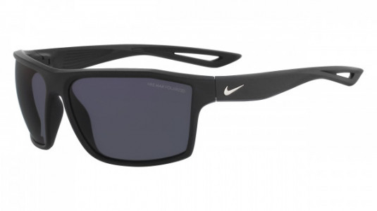 Nike NIKE LEGEND P EV0942 Sunglasses, (001) MATTE BLACK/SILVER WITH GREY  LENS