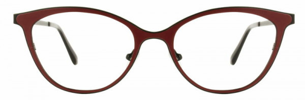 Cinzia Designs CIN-5051 Eyeglasses, 1 - Claret / Black