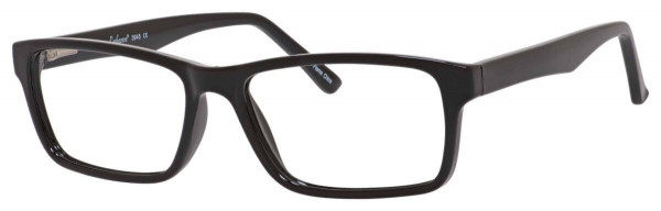 Enhance EN3945 Eyeglasses, Shiny Black