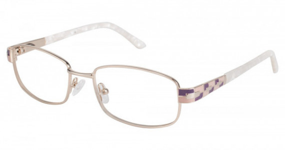 C by L'Amy C By L'Amy 521 Eyeglasses, C01 GOLD/PEARL