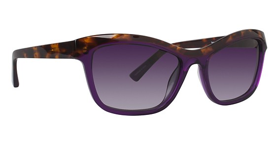 Badgley Mischka Honoree Sunglasses, TOR Tortoise Purple