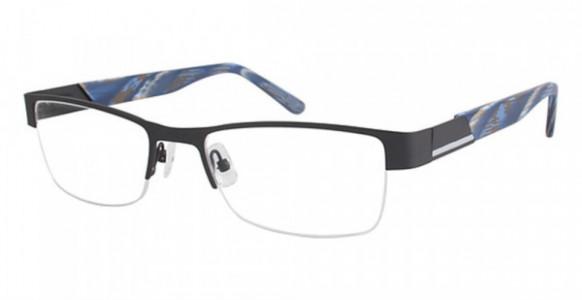 Van Heusen S355 Eyeglasses, Blk