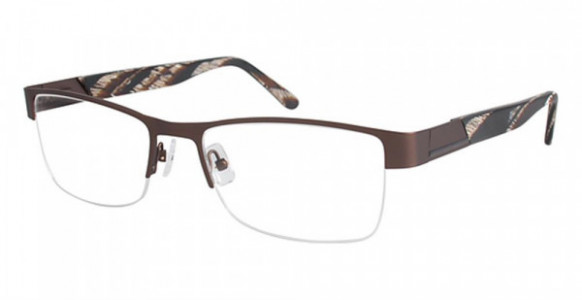Van Heusen S355 Eyeglasses, Brn