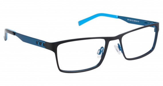 SuperFlex SFK-156 Eyeglasses, (2) BLACK BLUE