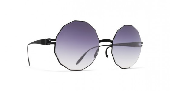 Mykita VERUSCHKA Sunglasses, F25 MATT BLACK - LENS: GREY GRADIENT