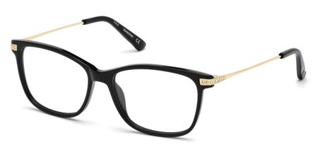 Swarovski GLENDA Eyeglasses, 001 - Shiny Black