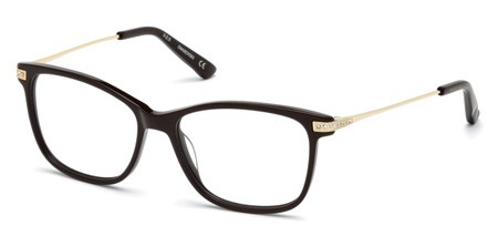 Swarovski GLENDA Eyeglasses, 048 - Shiny Dark Brown