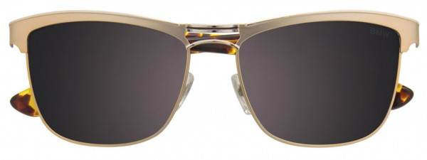 BMW Eyewear B6525 Sunglasses, 010 - Satin Gold & Silver