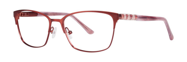 Dana Buchman Beezus Eyeglasses, Raspberry