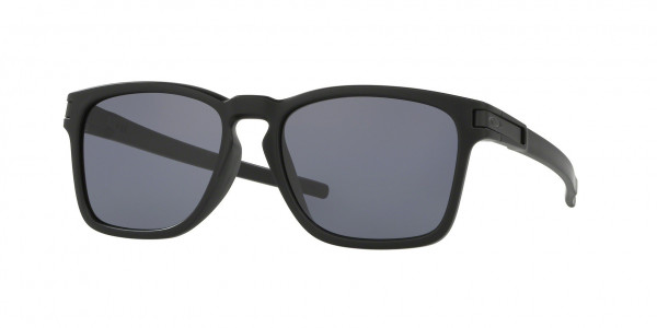 Oakley OO9358 LATCH SQUARED (A) Sunglasses, 935813 LATCH SQUARED (A) MATTE BLACK (BLACK)