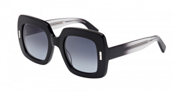 Boucheron BC0006S Sunglasses, BLACK with SMOKE lenses