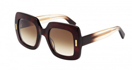 Boucheron BC0006S Sunglasses, AVANA with BROWN temples and BROWN lenses