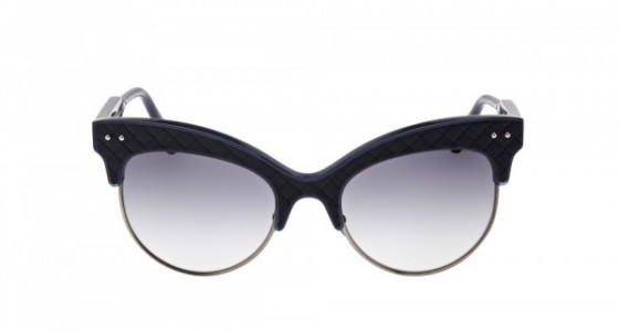 Bottega Veneta BV0014S Sunglasses, BLUE with SMOKE lenses