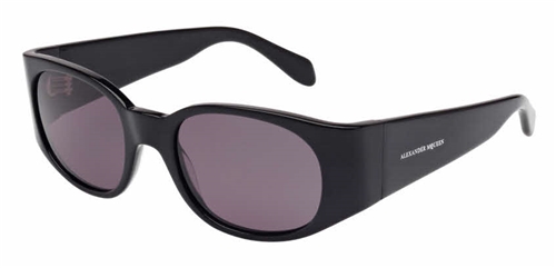 Alexander McQueen AM0016S Sunglasses, 001 Black with Smoke Lens