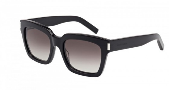 Saint Laurent BOLD 1 Sunglasses, 001 - BLACK with GREY lenses