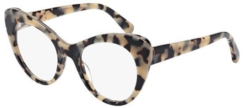 Stella McCartney SC0008S Eyeglasses, WHITE HAVANA