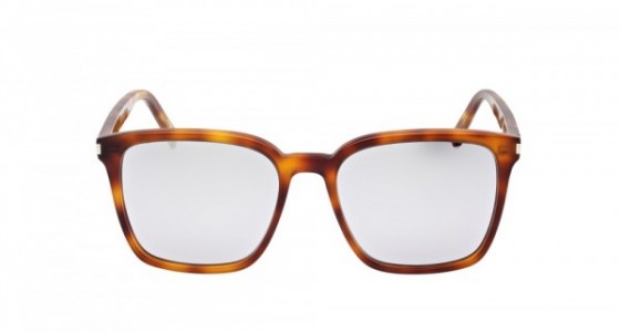 Saint Laurent SL 93 Sunglasses, HAVANA with WHITE lenses