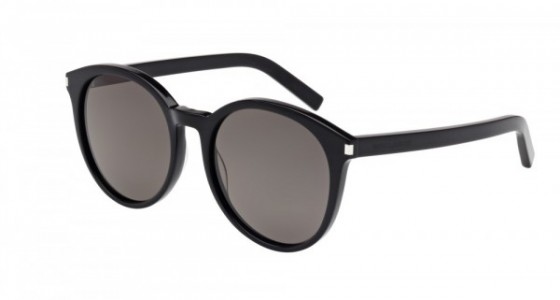 Saint Laurent CLASSIC 6 Sunglasses, 002 - BLACK with SMOKE lenses