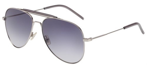 Saint Laurent SL 85 Sunglasses, 004 Palladium with Grey Gradient Lens