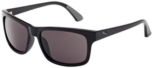 Puma PU00010S Sunglasses, SHINY BLACK