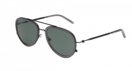 Tomas Maier TM0009S Sunglasses, BLACK with GREEN lenses