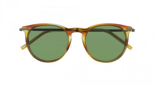 Tomas Maier TM0006S Sunglasses, 006 - GREEN with RUTHENIUM temples and GREEN lenses