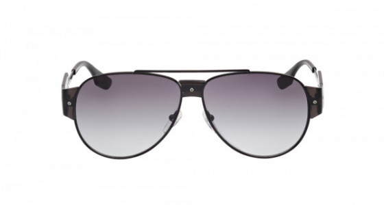 McQ MQ0002S Sunglasses, BLACK with SMOKE lenses